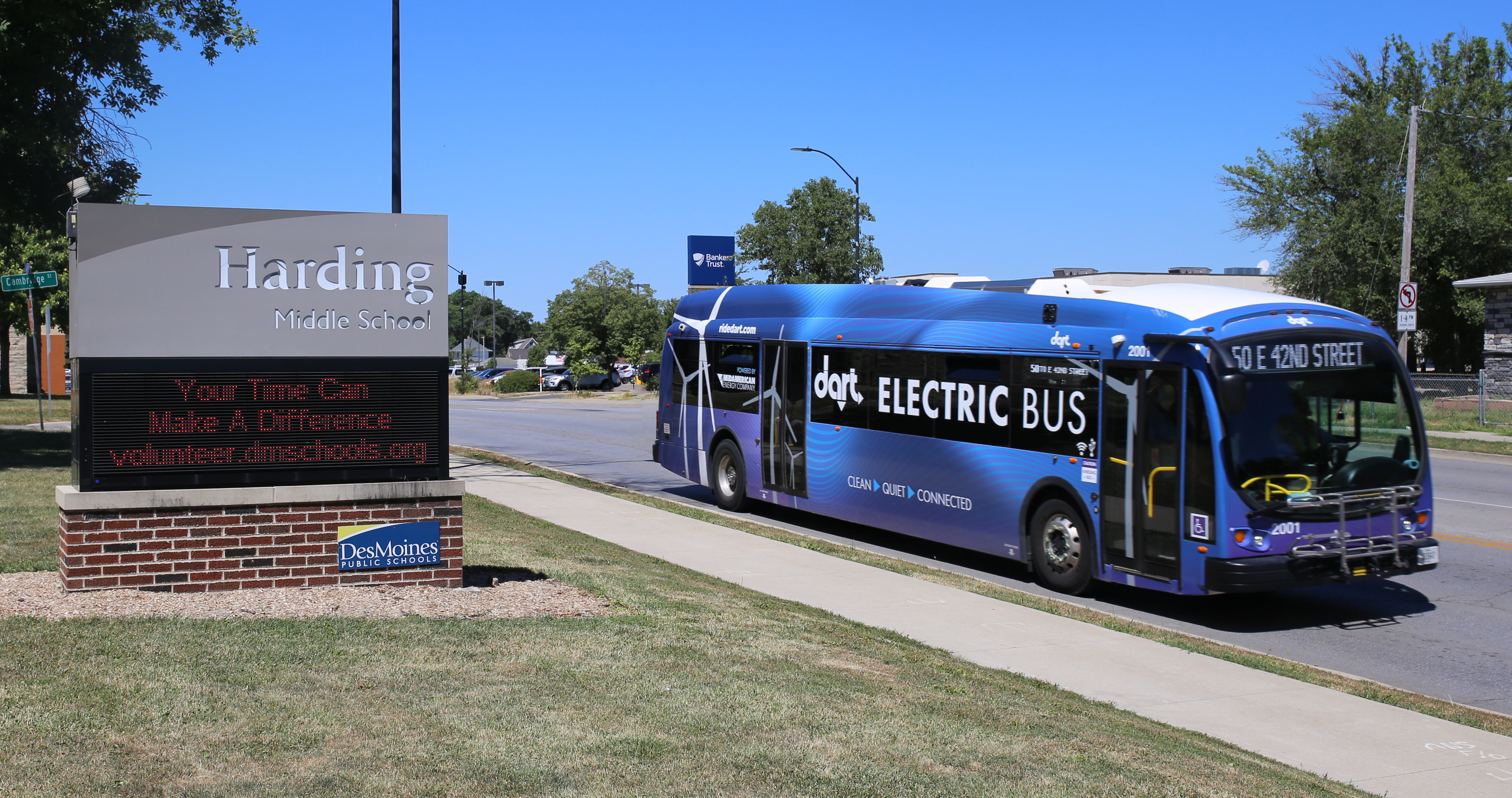 Photo of DART Electric Bus