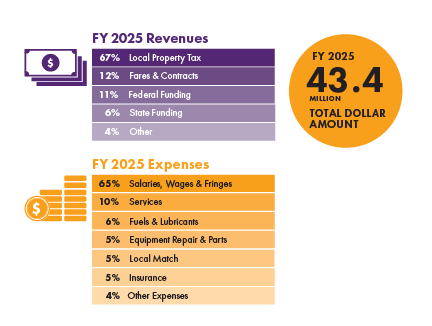 FY 2025 Revenues and Expenses
